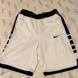 Nike Youth boys size XL White & Black Athletic Shorts